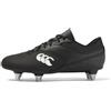 Canterbury Junior Unisex Scarponi da rugby Phoenix Raze Soft Ground | Resistenti | Leggeri | Resistenti all'abrasione Scarponi da rugby per terreni morbidi Black/White 5