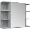 vidaXL Mobile da Bagno Grigio Sonoma 80x20,5x64cm in Legno Multistrato