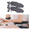 lomonmen 2 Pezzi Supporto Ergonomico Poggia Braccio,Bracciolo per Scrivania per Computer,Estensione Scrivania Rotante a 180°,Supporto Bracciolo e Supporto Gomito per Casa Ufficio