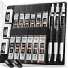 Nicpro Set di matite meccaniche in metallo da 2 mm con custodia, 3 portamatite da 2,0 mm con 144 ricariche di mina (4H 2H HB 2B 4B 6B colore), gomma, temperamatite per disegnare, scrivere, disegnare