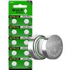 Cotchear 10 batterie alcaline a bottone da 1,5 V AG10 189 389 AG10 LR1130 LR54 V10GA