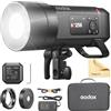Godox AD400ProII Flash della Fotocamera All-in-One Outdoor Flash 400W GN72 1/8000s HSS TTL Lampada di Styling LED Integrata da 30w con Attacco Bowens per Canon Sony Nikon Fujifilm Olympus Panasonic