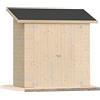 lecasettedilegno Casetta da giardino in legno per esterno 2Mq 200x100 20mm MADE IN ITALY mod. BERGAMO - casetta in legno, armadio rimessa attrezzi, deposito, box ideale per terrazzi e balconi (Senza Pavimento)