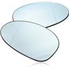 Anlseiod Specchietto laterale per 1 E81 E87 E88 E82 3 E46 E90 E91 E92 E93 Specchietto Retrovisore Esterno Riscaldato, Specchietto di Ricambio Asferico Blu 51167145268 51167145267 (Sinistro e Destro)