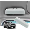 GAFAT Peugeot 208 e-208/ Peugeot 2008 e-2008 Restyling 2020-2025 2026 Custodie Occhiali da Sole, Contenitore Organizer per Occhiali, Accessori Peugeot 208 [Originale OEM] (Bianco)