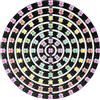 Treedix 109 LED 7 Anelli WS2812B 5050 RGB LED Lampada ad Anello con 109 Pixel LED Matrice Indirizzabile Colore Completo Dream DC 5V per Arduino e Raspberry Pi