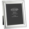 EDZARD Cornice portafoto Sunset per foto, 20 x 25 cm, placcata in argento, anti-ossidazione, con retro in velluto