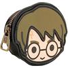 KARACTERMANIA Harry Potter Chibi-Portamonete Face, Marrone, 10 x 8.5 cm