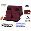 Autokit Coprisedili Panda Young Fodere cotone dal 1986>2003 foderine ROSSO NERO set