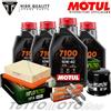 MOTUL - HIFLO - NGK Tagliando TRIUMPH Street Scrambler 900 2017 2018 Olio 7100 10W40 Filtri Candele