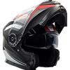 BHR CASCO MODULARE BHR 836 FLIP UP MONO & COOL VARI COLORI TAGLIA XS S M L XL XXL