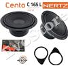 Hertz Kit 2 Casse Altoparlanti Woofer Hertz C165L Posteriori per Fiat Stilo 3 Porte