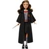 Mattel Harry Potter - Hermione Granger, bambola ispirata ai film con la caratteristica uniforme di Hogwarts e la bacchetta inclusa, giocattolo per bambini, 6+ anni, JGM19