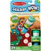 Melissa & Doug Sticker Wow Pacchetto Dinosauri: Blocco attività di 24 Pagine, Timbratore di Adesivi, 500 Adesivi, Personaggio da Collezione e Giocattolo Fidget per Lavoretti Artistici