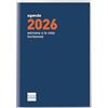 Finocam - Agenda rilegata tascabile, leggera e portatile Settimana Vista Orizzontale | Gennaio - Dicembre (12 mesi) | Agenda rilegata con custodia | Plana Cocktail - Blu - Catalano