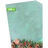 SIGEL Carta decorativa natalizia A4 | DP642, rami di abete, verde/marrone/rosso, 90 g/m², 100 fogli