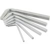Cloudpower Set di 6 chiavi quadrate a forma di L, adatte per serrare viti quadrate, argento
