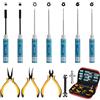 LALAGO Set di utensili per auto radiocomandata a 12 pezzi, cacciavite a brugola, pinza, chiave a bussola, kit utensili RC per Traxxas Arrma auto RC, droni, aeroplani, elicotteri, veicoli multirotore
