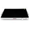 Gastroback 42491 Design Warmhalteplatte, Warming Tray, Speisenwärmer, Tellerwärmer, 400 Watt, Extra Große Heizfläche Piastra riscaldante, Vetro Termico Satinato, Nero-Argento