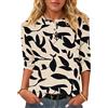 WNEEDU Maglietta Donna Estiva A Maniche Corte Con Volant – T-Shirt Girocollo In Tessuto Morbidissimo, Casual, Colori Vari - 3