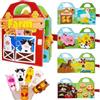 Corpower Montessori Busy Board Feltro Valigetta Giochi Montessori Didattici, Libro Interattivo 1 Anno, Giochi Bambini 1 2 3 Anni, Regalo Bambino Ragazza Ragazzo Busy Book, Regalo Battesimo Bimbo Compleanno