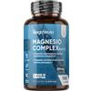 WeightWorld Magnesio Completo Vegano 490mg, 180 Capsule, Magnesium Complex 4 in 1