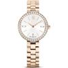 Swarovski Orologio Certa, Fabbricato in Svizzera, Bracciale di metallo, Tono dorato, Finitura in tonalità champagne dorato