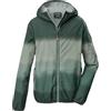 Killtec Giacca funzionale da ragazzo/giacca impermeabile con cappuccio KOS 144 BYS JCKT, verde naturale, 176, 44089-000
