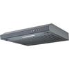 Respekta Sina cappa sottopensile nero opaco/cappa aspirante 60 cm/corpo in acciaio verniciato/funzione aspirazione e espulsione aria / CH600SC-19 / classe efficienza energetica A+ / 54-65 dB