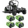 EGO PROMO EGO Z6 ZERO TURN ZT5201E-L - Trattorino tagliaerba a batteria - 56V - 40Ah - Raggio zero