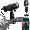 VSYSTO Telecamera WiFi per moto, display OLED, controller cablato GPS, sensore di pressione dei pneumatici, calcolo ODO HD 1080P 150 ° grandangolare Starlight visione notturna manubrio Dash Camera
