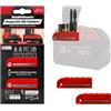 StealthMounts Milwaukee - Porta punte magnetico M18, organizer per punte da trapano, perfetto per trapani e impatti Milwaukee M18 (confezione da 2)