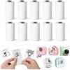 WCZ 10 Rotoli Carta Adesiva Compatibili con ORGSTA S002, Memoking T02 Q02E | Rotolo di Carta da Stampa 2 per Fotocamere Istantanee per Bambini, Bianco, Senza BPA,per Lovcoyo X6 e Mini Stampante Termica