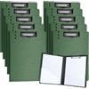 URbantin A4 Portablocco,10 Pezzi Portablocco,Clipboard,Verde | Portablocco con Pinza,Portablocco con Ferma Documenti