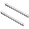 jiajulashou123 Maniglie per Mobili in Alluminio 2 Pezzi Maniglie per Porte da Cucina Forma di L Maniglie per Cassetti da Camera da letto Maniglie per Armadi Moderni,Bianco (Hole distance:96mm)