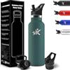 HoneyHolly Borraccia Termica Bambini 500 ML, Senza BPA, Borraccia Termica, 18/8 Acciaio Inox, Bottiglia Termica, Sottovuoto a Doppia Parete, Borracce Termiche, con Cannuccia, Termos per Scuola, Sport