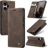 Azororo Cover per Xiaomi Redmi Note 13 Pro Plus 5G, Premium PU Pelle Custodia, Magnetica Carta Fessura Portafoglio Case, Flip Cavalletto Custodia per Redmi Note 13 Pro Plus 5G - Caffè