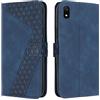 OKZone Cover per Xiaomi Redmi 7A, Custodia in PU Pelle per Xiaomi Redmi 7A, Custodia a Libro Protettiva Folio Portafoglio con Chiusura Magnetica e Slot per Carte Wallet Case Flip Cover (Blu)