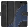 BoxTii Cover per iPhone 16E, Custodia in PU Pelle Portafoglio, Magnetica Flip Cover a Libro con Slot per Schede per iPhone 16E, Nero