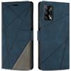 SONWO Cover per Oppo A74 4G, Flip Caso in PU Pelle Case Cover Custodia con Slot per Schede e Supporto Stand per Oppo A74 4G, Blu