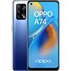 OPPO A74 4G - Smartphone 4G sbloccato, 6GB RAM + 128GB espandibile, schermo AMOLED FHD+ 6,43, Snapdragon 662, fotocamera tripla sensore foto 48 MP, ricarica rapida 33W, batteria 5000 mAh, blu