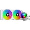 Jungle Leopard TK1 ARGB Water Cooling CPU Cooler,800-2000RPM ARGB PWM Fans,For INTEL LGA115X/1200/1700/1366/2011/2066,For AMD:FM2/FM2+/AM3/AM3+/AM4/AM5 (240WH)