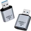AIYEEN Adattatore USB 3.1 10 Gbps (2 pezzi), convertitore OTG da USB 3.1 maschio