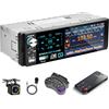 Inefala Autoradio 1 Din Bluetooth con Mirror Link per Android/iOS, 4.1 Pollici Touchscreen Stereo Auto con Radio FM/AM/RDS USB SWC AUX con Retrocamera Mic Supporto Scheda TF
