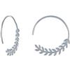 Schmuck Les Poulettes LES POULETTES BIJOUX - Orecchini Argento 925 Rodiato Creolo Alloro