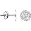 SOFIA MILANI - Orecchini da Donna in Argento 925 - Orecchino a Perno a Cerchio Martellati - E1624