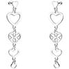 SOFIA MILANI - Orecchini da Donna in Argento 925 - Orecchino Pendente a Cuore - E2354