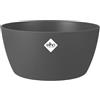 Elho Brussels Bowl 23 - Vaso per Interno - Ø 22.9 x H 10.8 cm - Nero/Anthracite