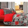HomeLife - Trapunta Singola Invernale [220X250] Made in Italy | Trapunta Imbottita Calda | Piumino 1 Piazza e Mezza, Copriletto Trapuntato Reversibile con Stampa immagini di Londra