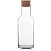 Luigi Bormioli Sublime - Caraffa con tappo in sughero, 1 pezzo, colore: Trasparente